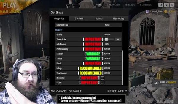 pubg设置怎么调最好2020