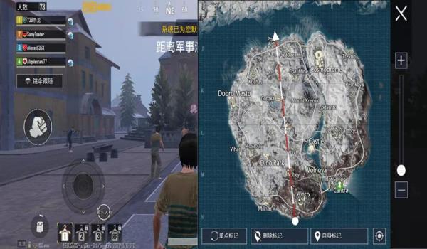绝地求生如何在地图上画航线